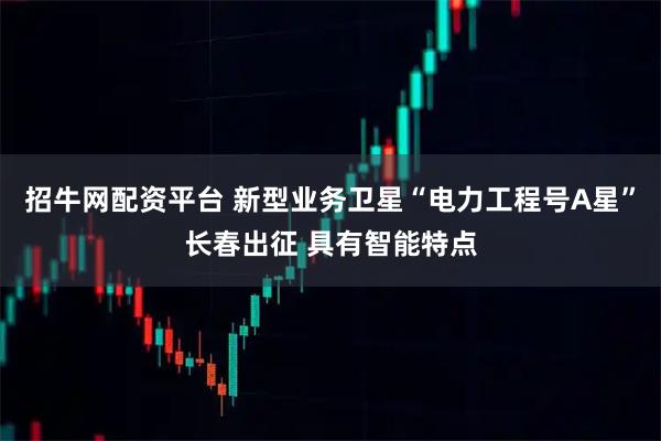 招牛网配资平台 新型业务卫星“电力工程号A星”长春出征 具有智能特点