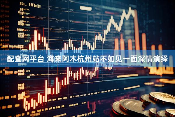 配查网平台 海来阿木杭州站不如见一面深情演绎